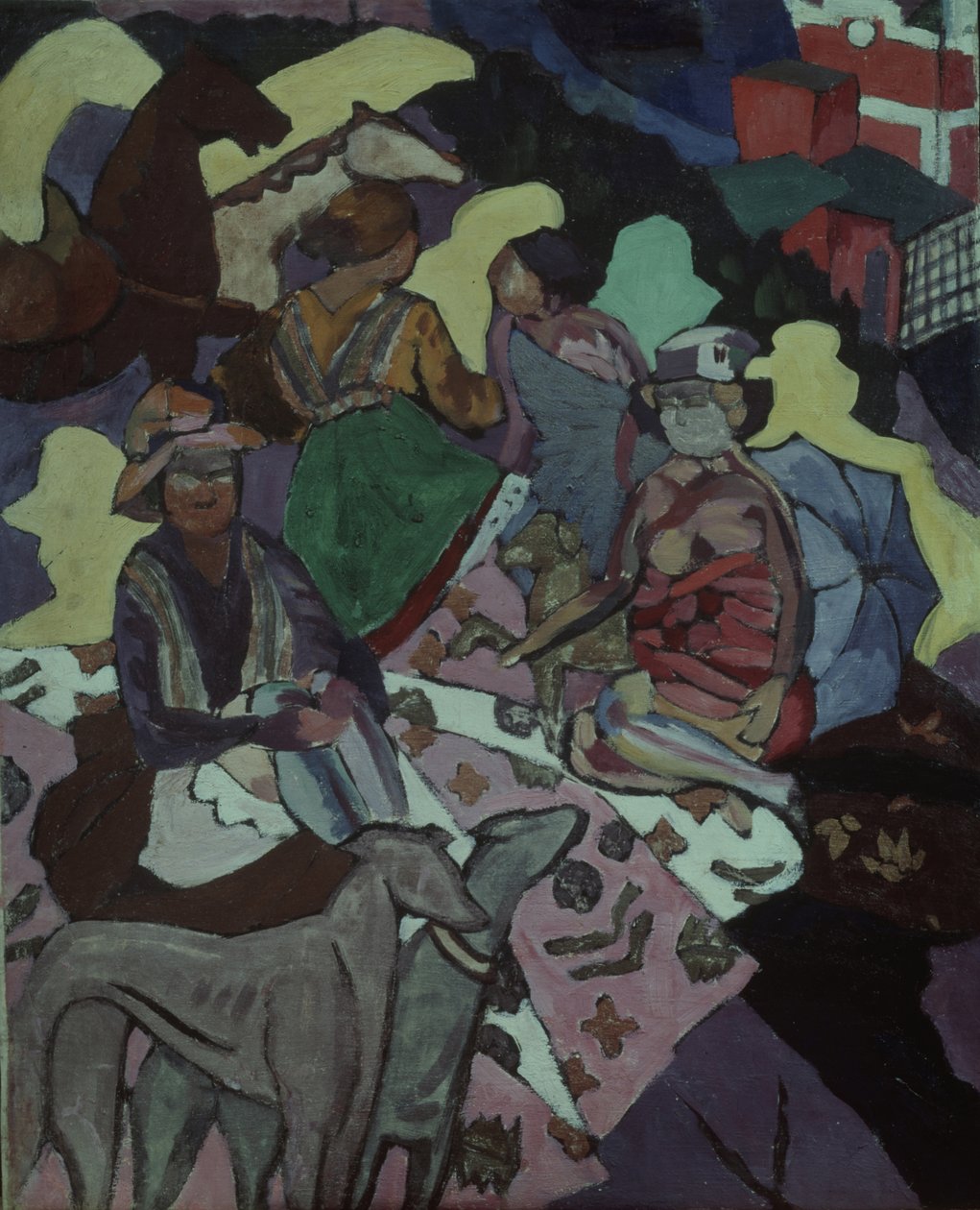 على شاطئ البحر ، 1915-1916 بواسطة أريستارخ فاسيليفيتش لينتولوف
