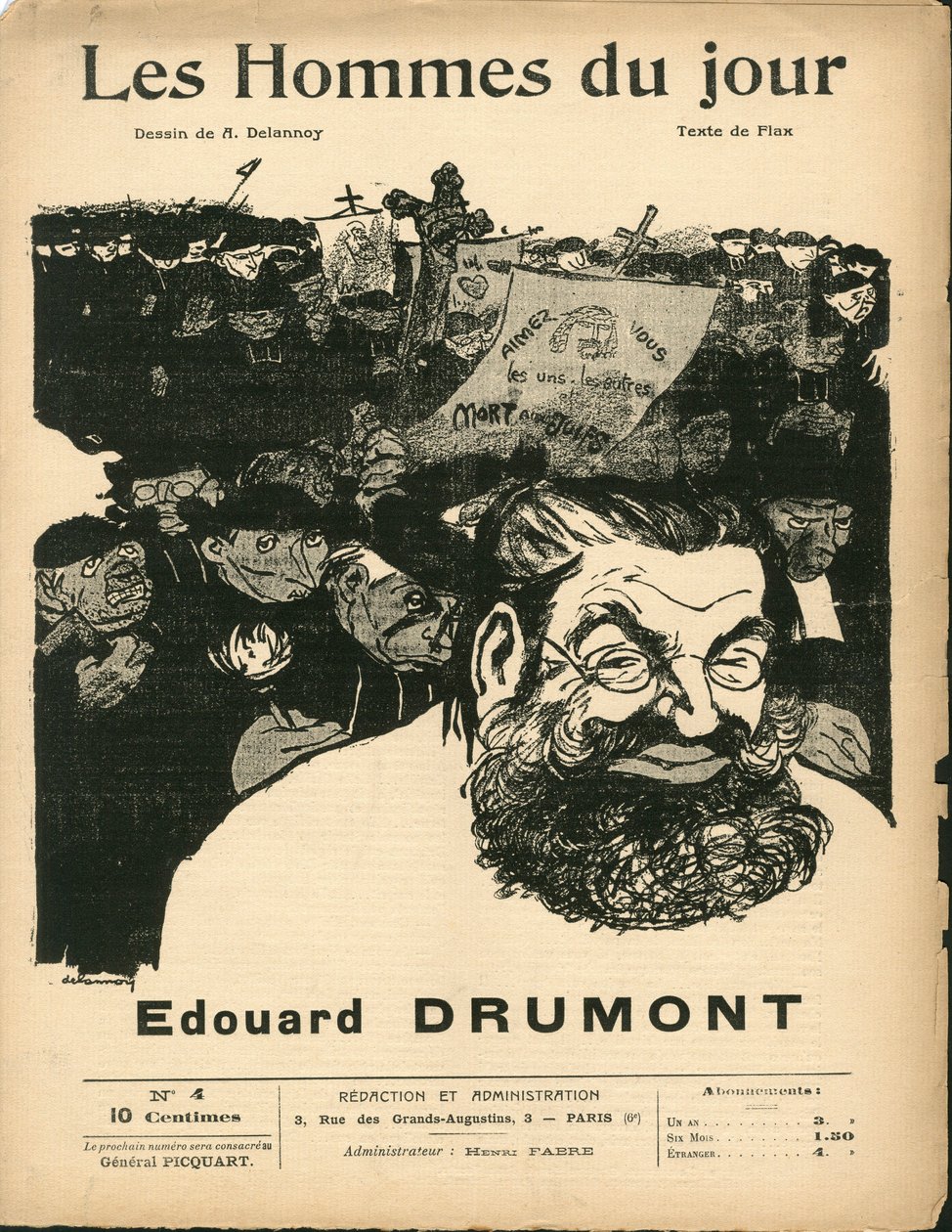 Cover of “” Les Hommes du jour””, number 4 بواسطة أريستيد ديلانوي