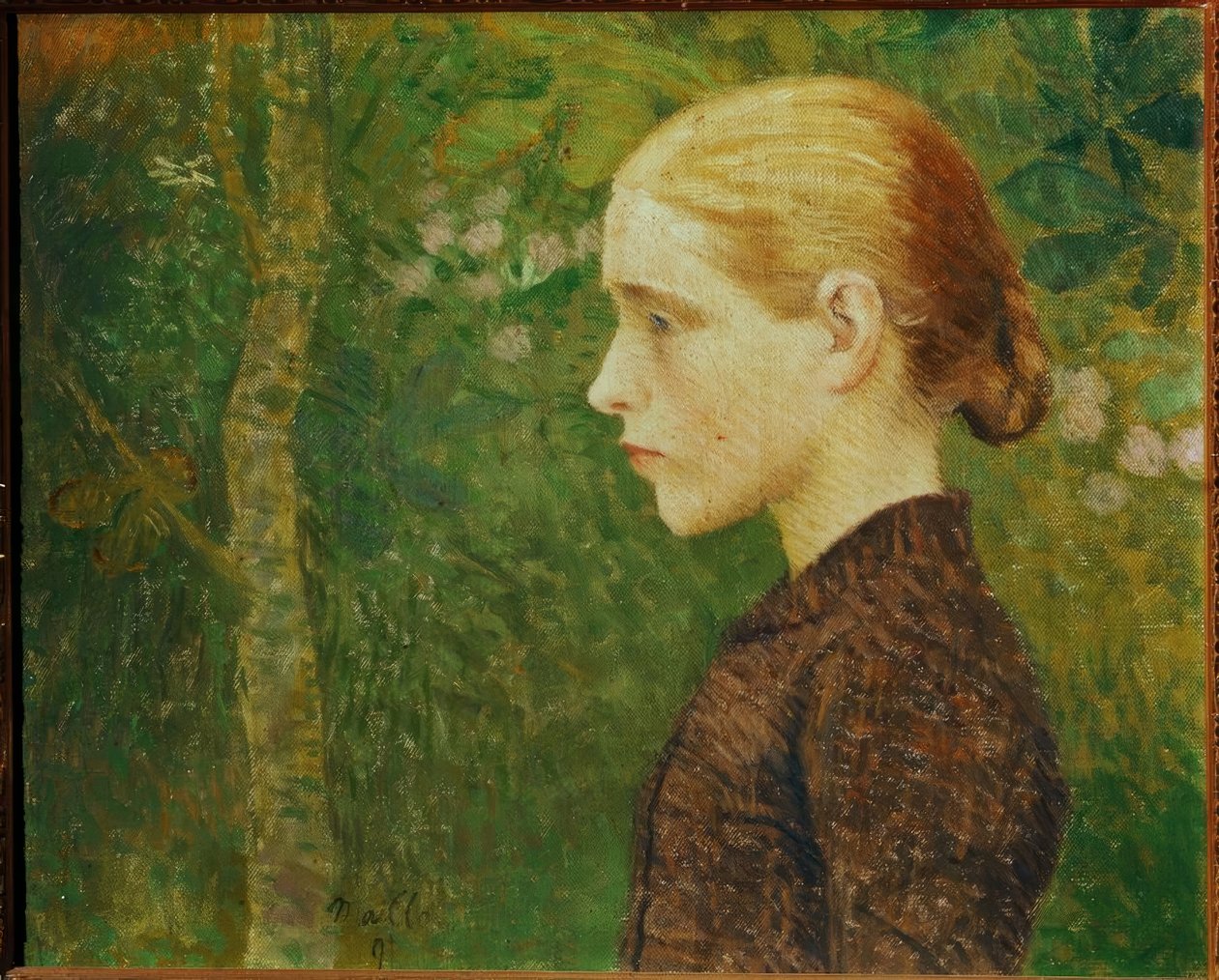Aristide Maillol - Portrait Bust of a Peasant Girl &39;، 1891، زيت على قماش ، 46 × 55 سم بواسطة أريستيد مايول