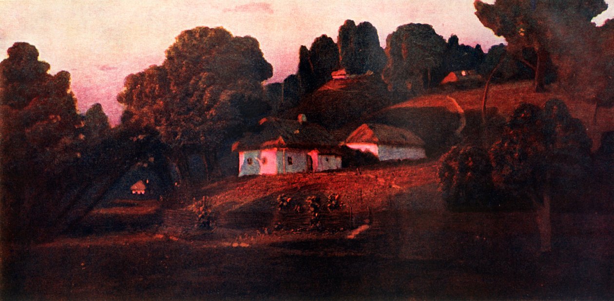 أمسية في أوكرانيا ، 1901 ، 1939. بواسطة Arkhip Ivanovich Kuindzhi