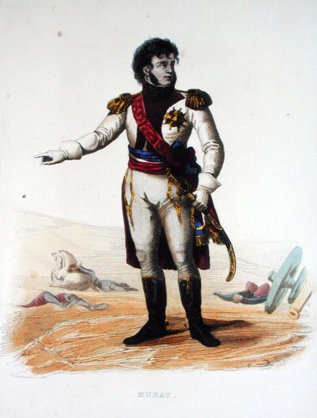 صورة يواكيم مراد (1767-1815) ، من "لو بلوتارك فرانسيه" بقلم إي مينشيت بواسطة أرماند (بعد) Guilleminot