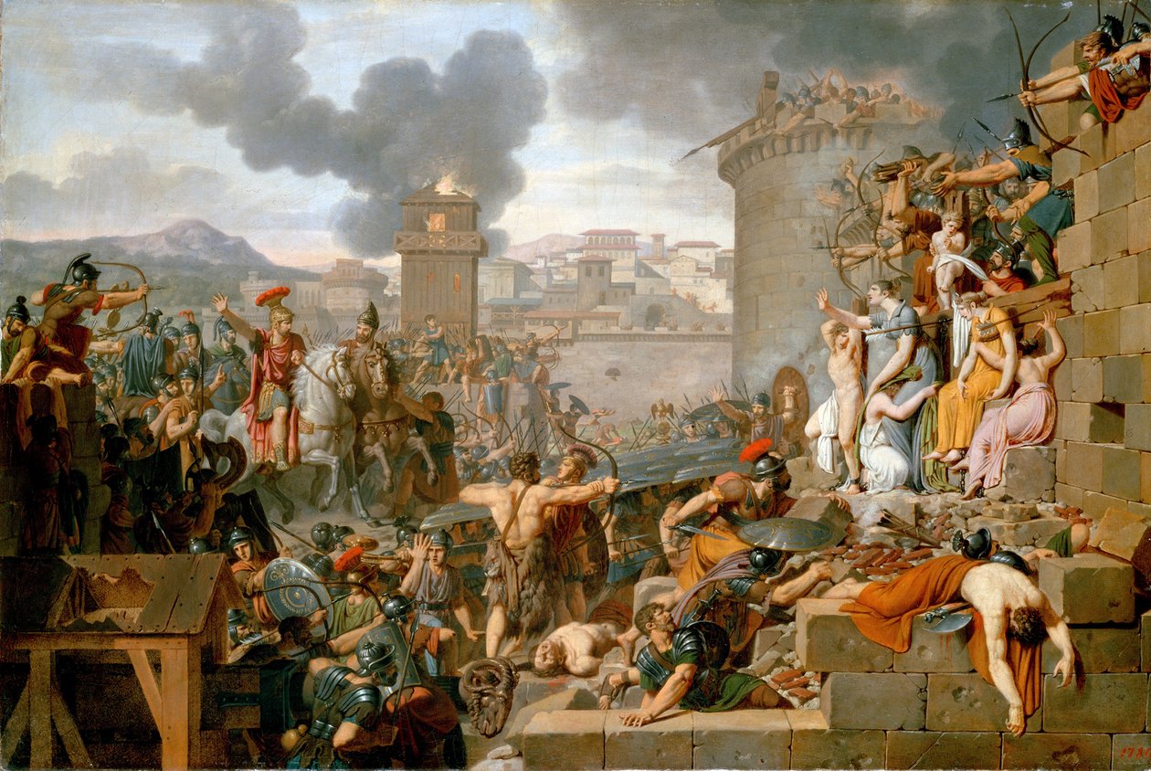 Metellus Raising the Siege '، قبل عام 1805. بواسطة أرماند تشارلز كارافي