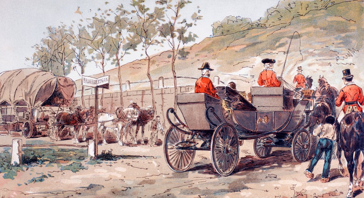 النقل الملكي ليوبولد الأول لبلجيكا حوالي عام 1830 ، 1886 بواسطة أرماند جان هاينز