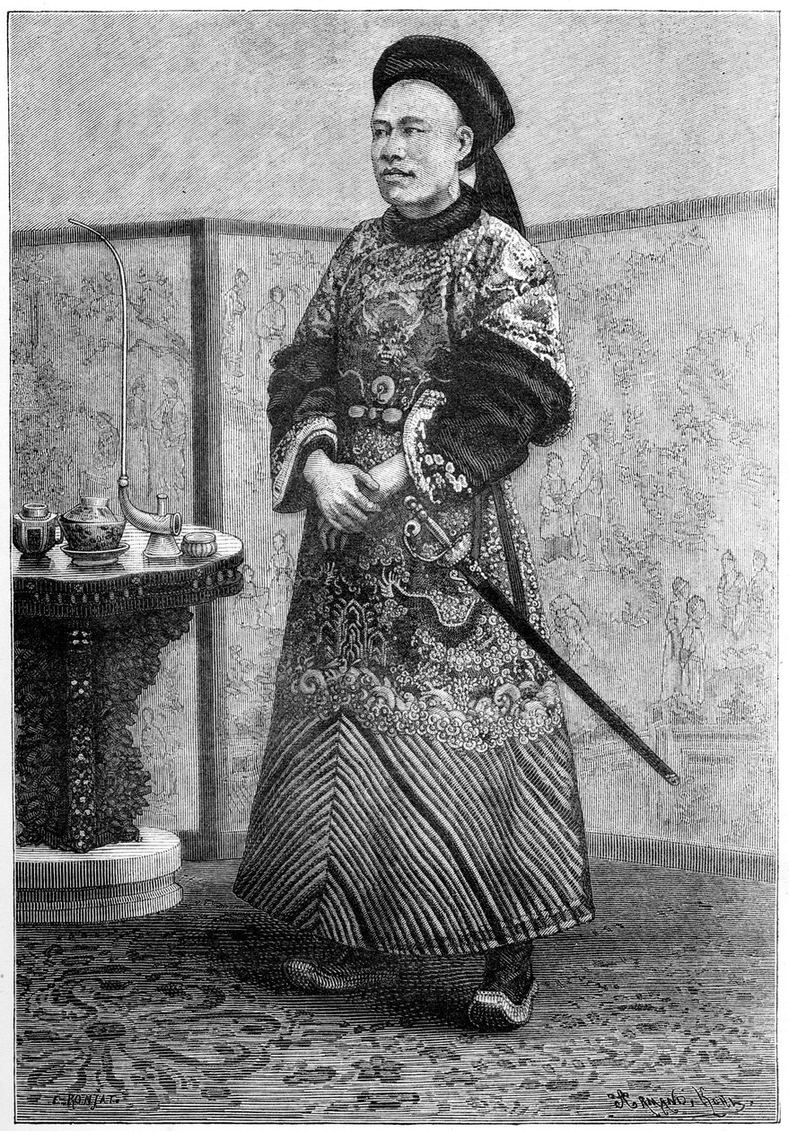 م تسنغ ، وزير صيني في باريس ، 1895. بواسطة أرماند كول