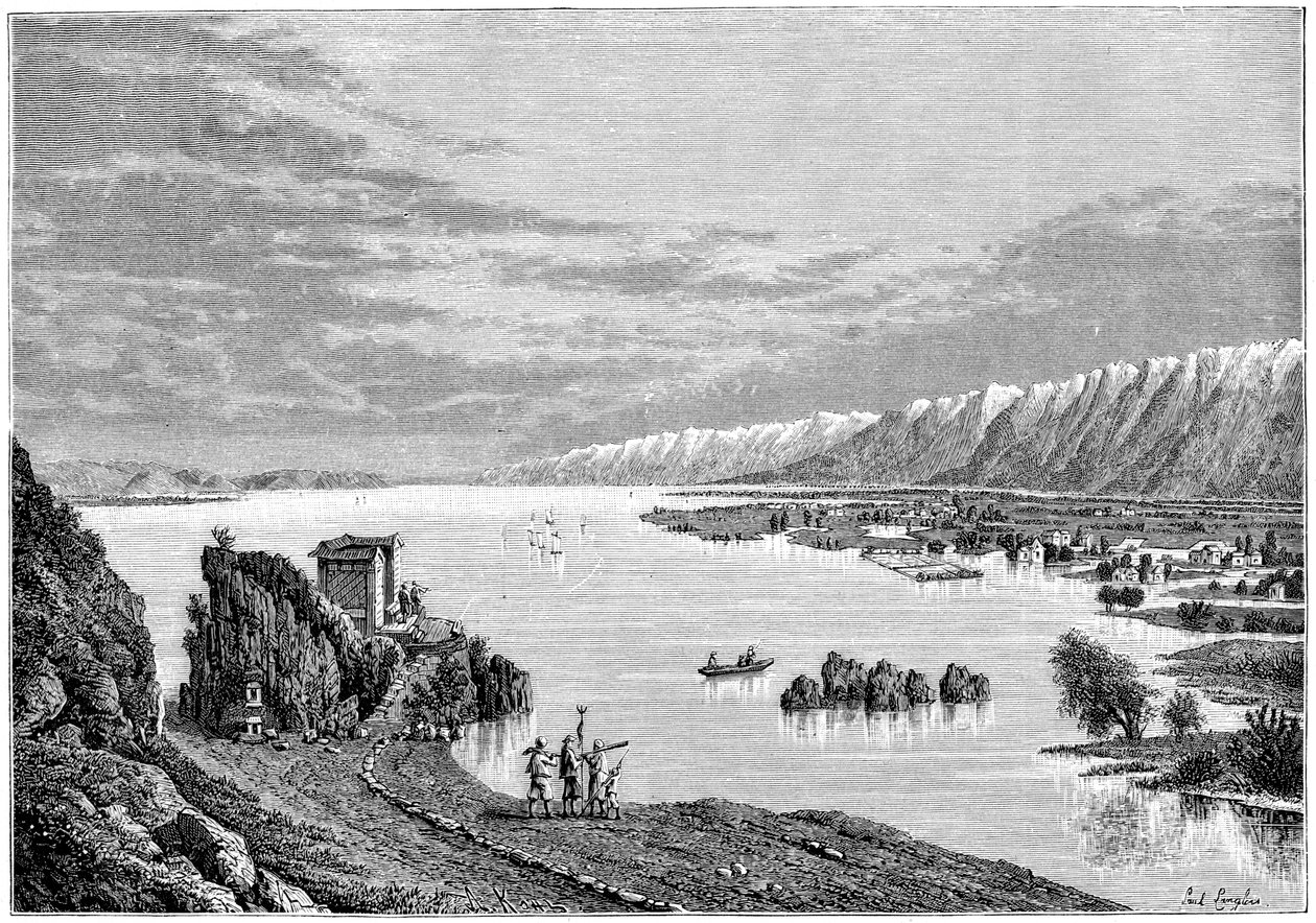 Tali lake, Japan, 1895. بواسطة أرماند كول