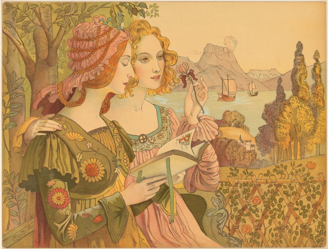 الأسطورة الذهبية Legend Dorée ، 1897. بواسطة أرماند بوينت