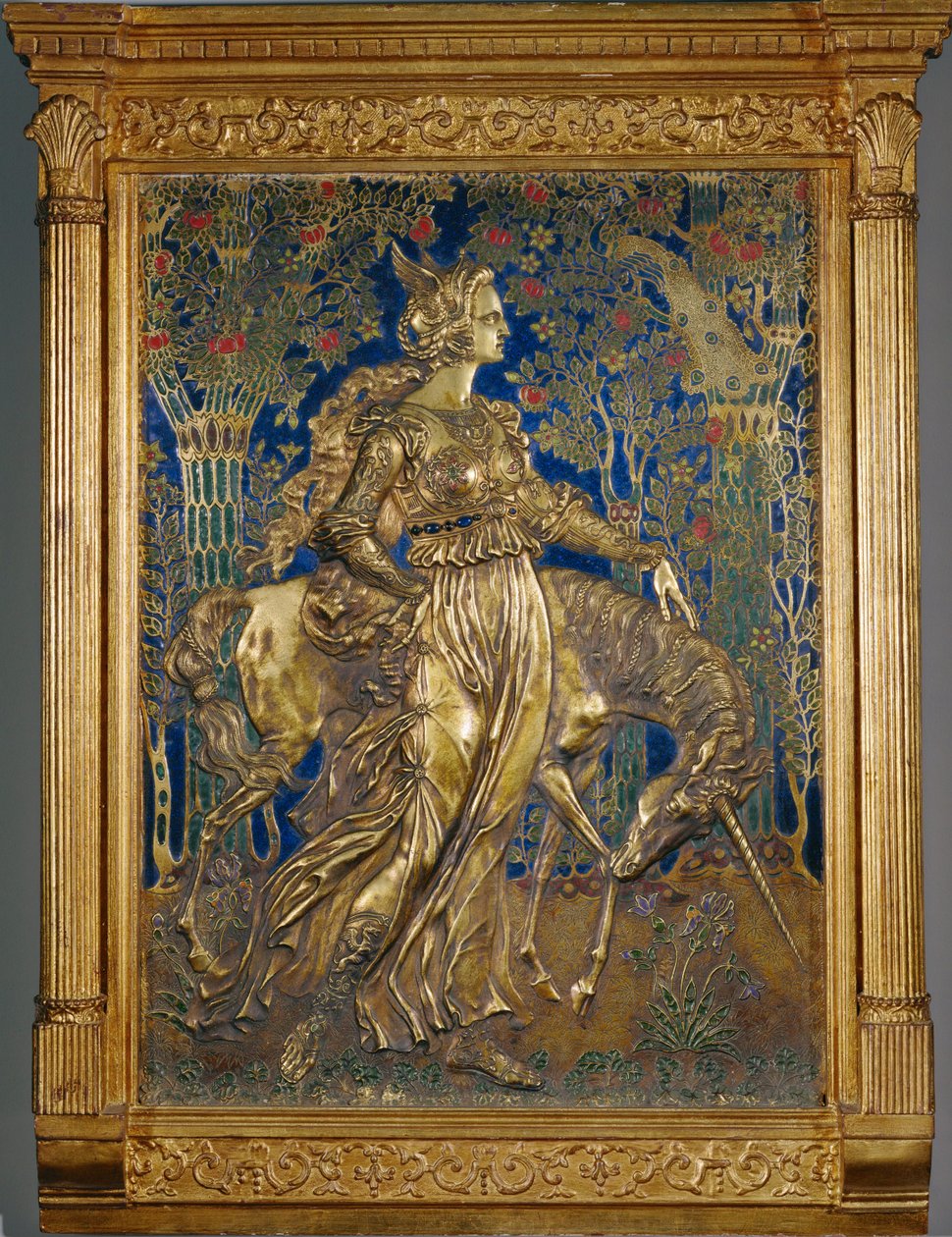 الأميرة مع وحيد القرن (الرسم على النحاس) بواسطة أرماند بوينت