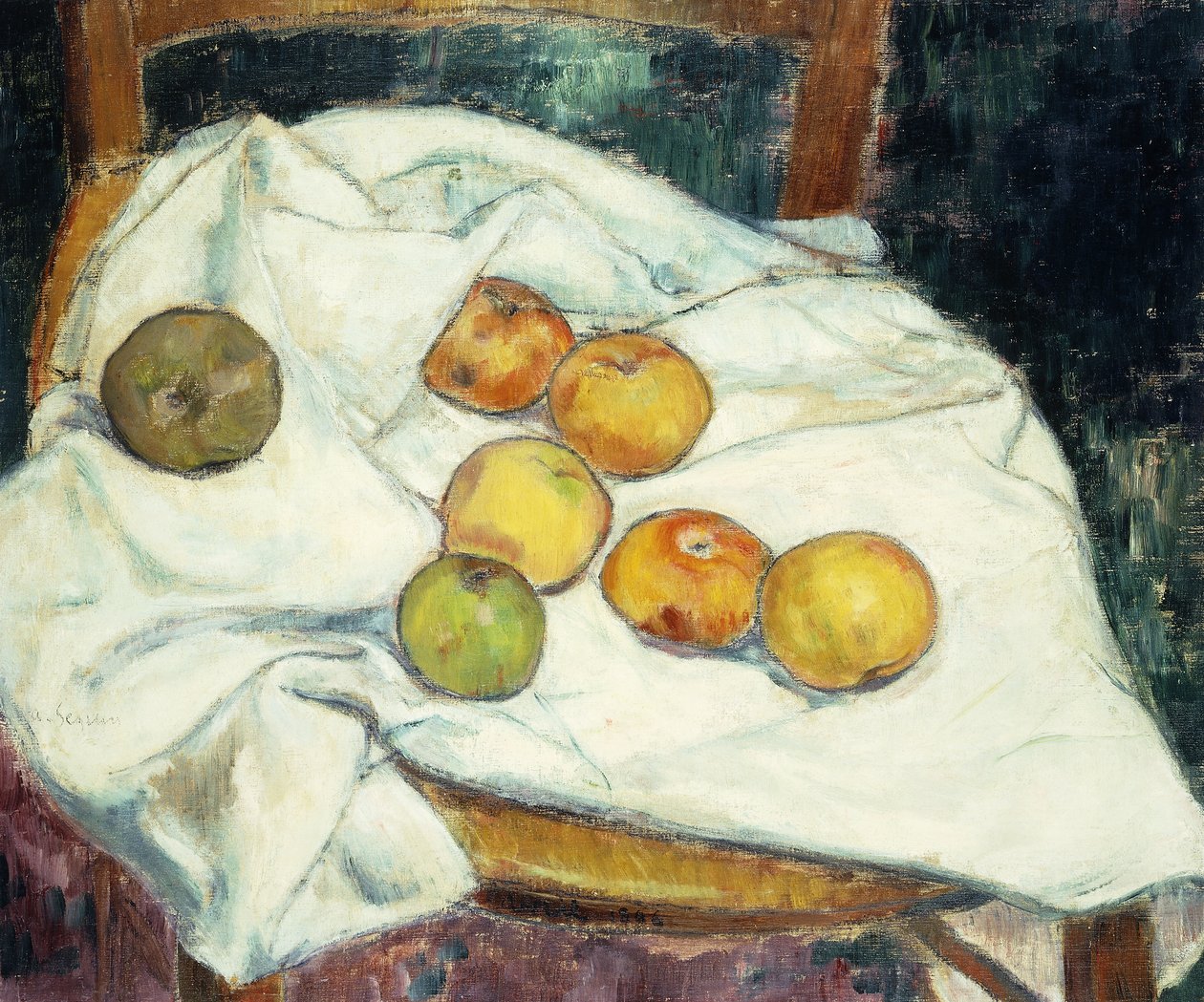 لا تزال الحياة مع التفاح ؛ الطبيعة Mort au Pommes ، 1896 بواسطة أرماند سيجين
