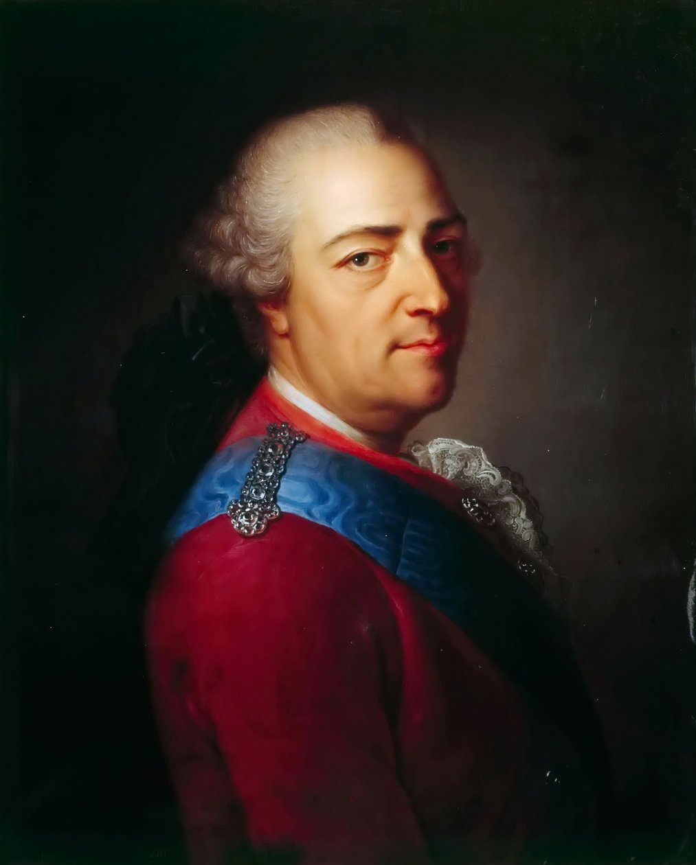 صورة للملك لويس الخامس عشر 1710-1774 بواسطة أرماند فنسنت دي مونتبيت