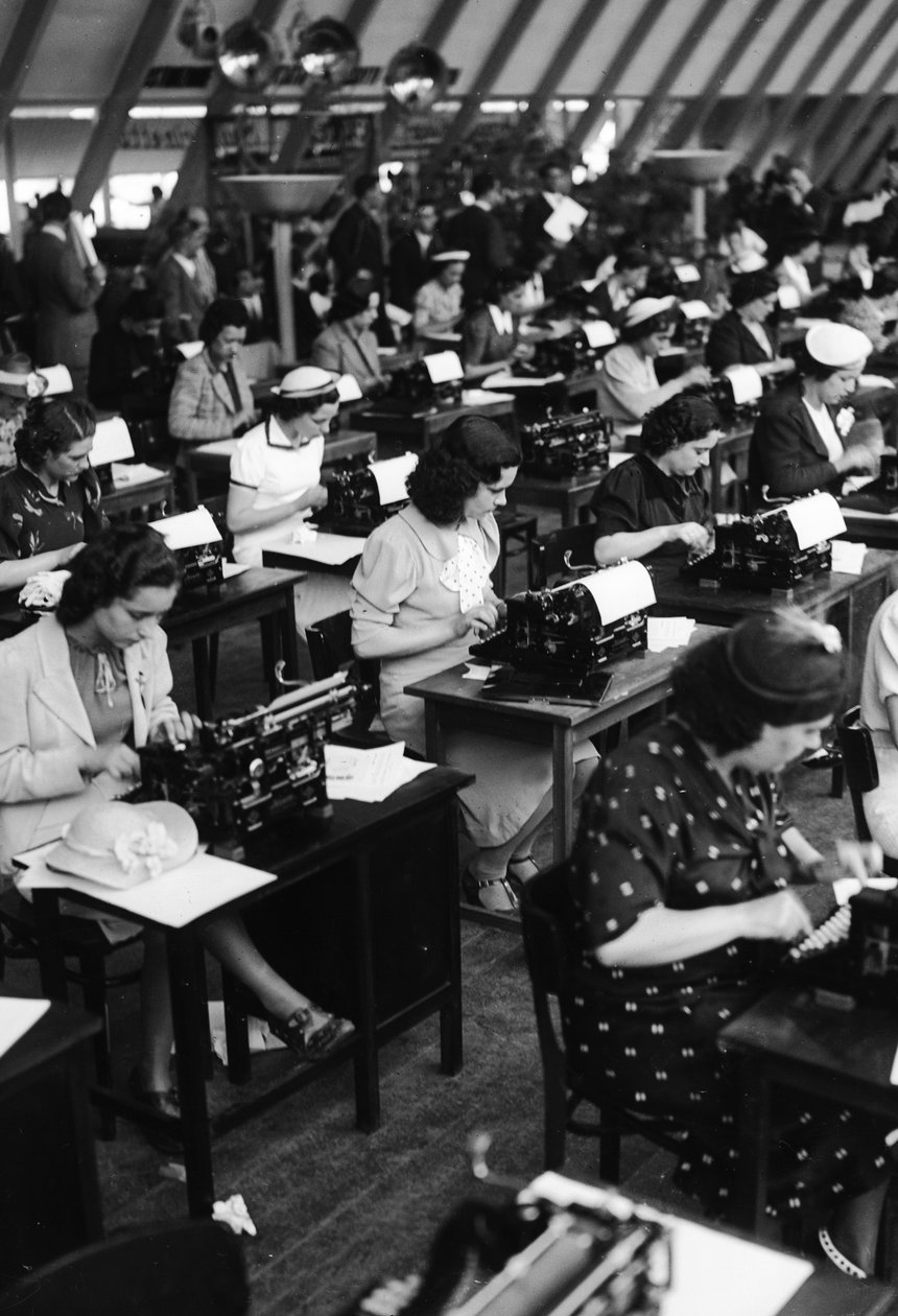 عمال طباعة ، إيطاليا ، 1938 (صفيحة زجاجية) بواسطة أرماندو بروني