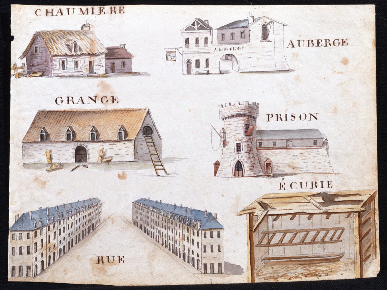 الرسوم التوضيحية من "كتاب الأبجدية الفرنسية لعام 1814" ، حانة. بقلم تشارلز بلانت للفنون الجميلة ، 1814 بواسطة أرنود دي بوريجارد