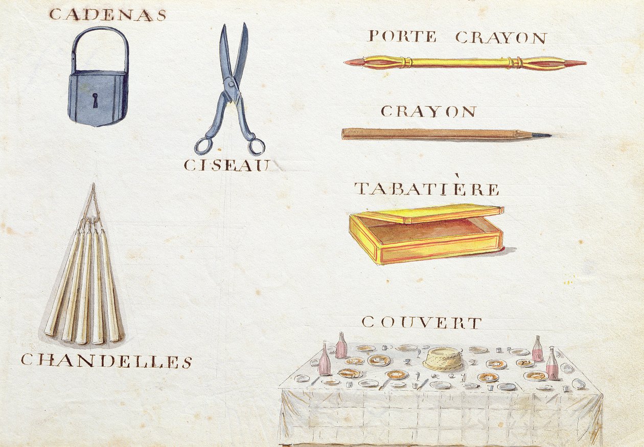 الرسوم التوضيحية من "كتاب الأبجدية الفرنسية لعام 1814" ، حانة. بقلم تشارلز بلانت للفنون الجميلة ، 1814 بواسطة أرنود دي بوريجارد
