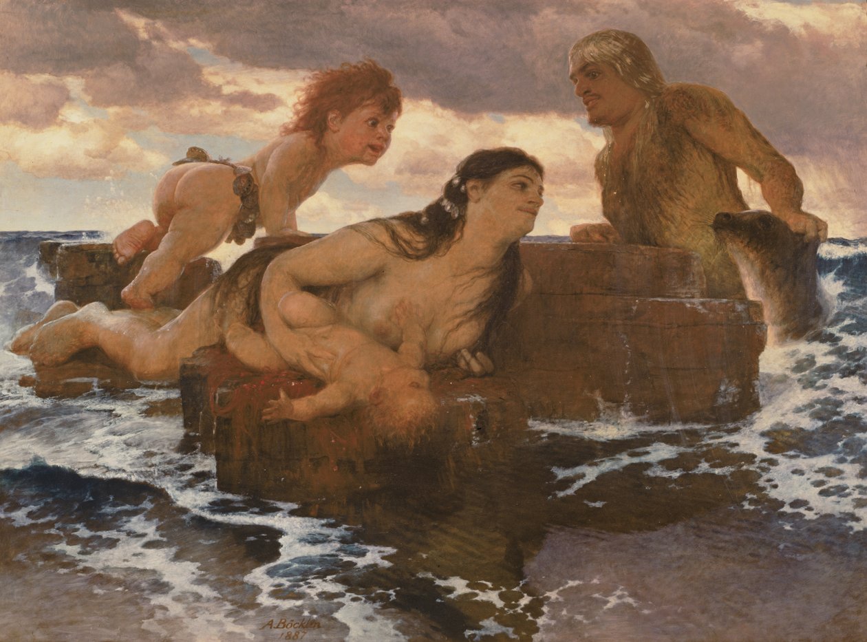 Sea Idyll ، 1887 بواسطة أرنولد بوكلين