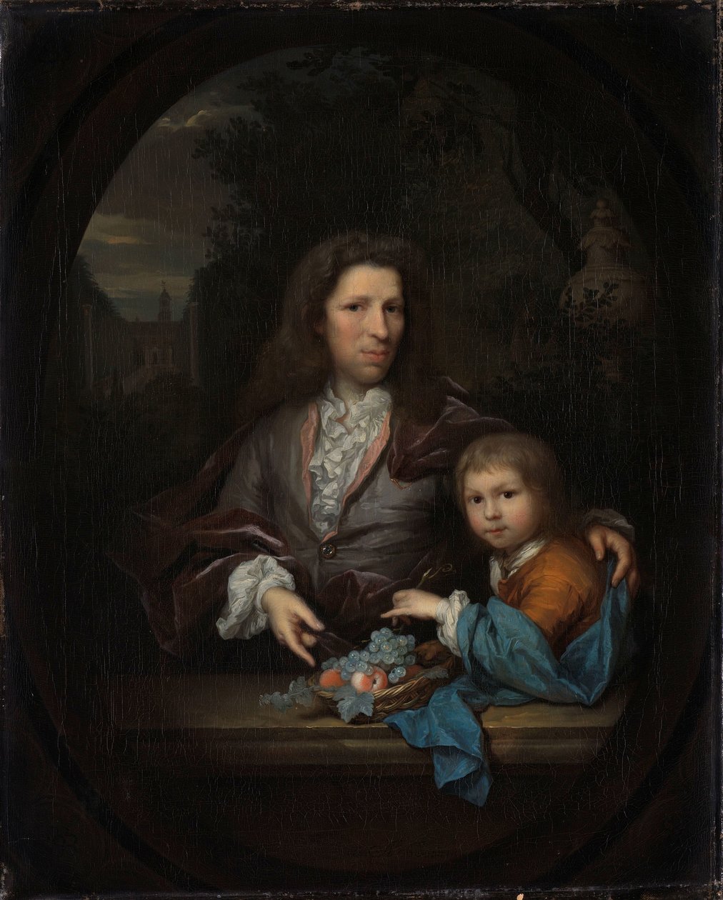 جان فان دي بول (1668-1745) وابنه هارمن هندريك (1697-1772). بواسطة أرنولد بونين