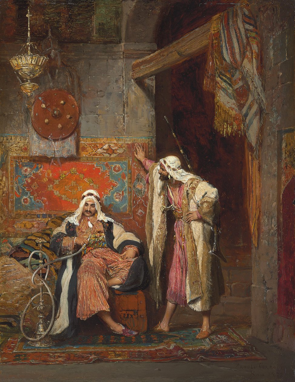محادثة خاملة ، 1872 بواسطة أرنولد كورودي