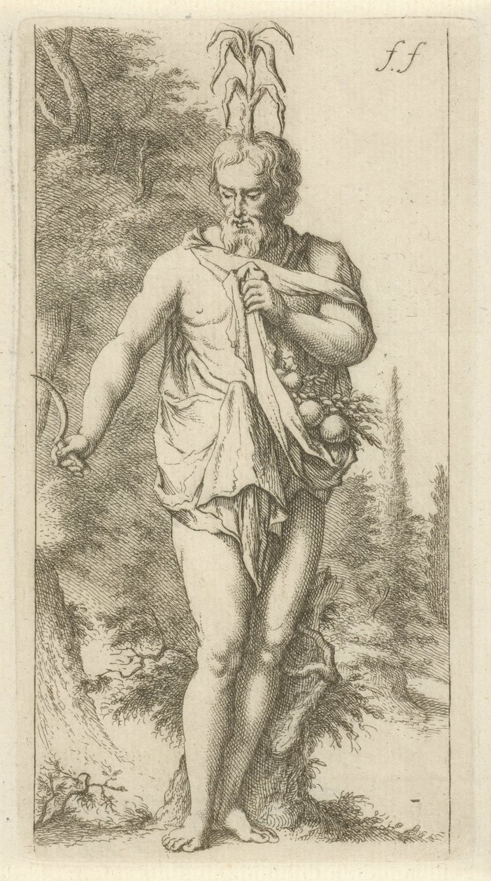 افتتح Priapus Scene of sinnebeelden لخدمة الرسامين وحاملي الصور وما إلى ذلك (عنوان السلسلة) بواسطة أرنولد هوبراكن