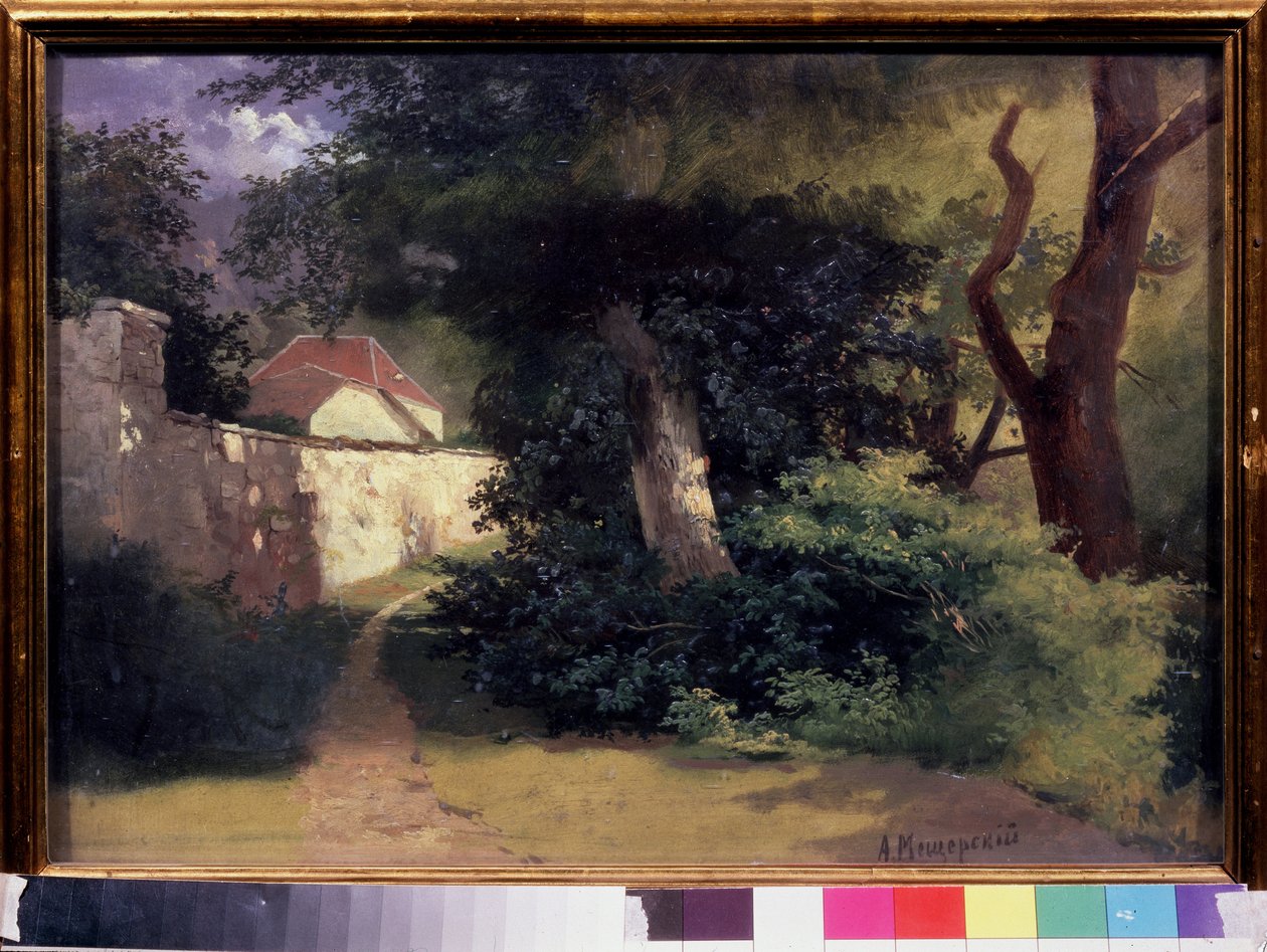 يوم مشمس (يوم مشمس). عمل أرسيني إيفانوفيتش ميشيرسكي (1834-1902) ، زيت على ورق مقوى. الفن الروسي في القرن التاسع عشر. معرض الدولة تريتياكوف ، موسكو بواسطة أرسيني إيفانوفيتش ميشرسكي