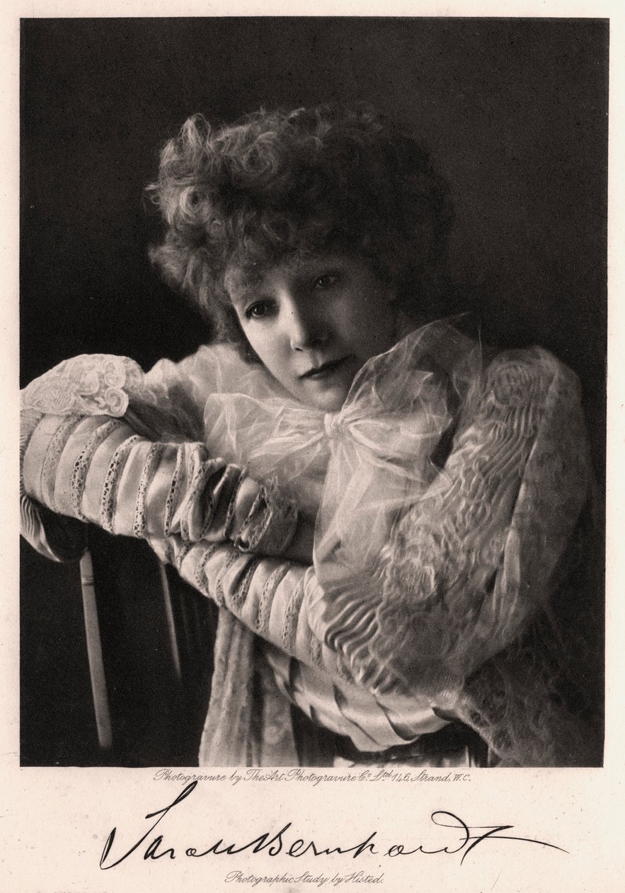 سارة برنهارد ، ممثلة فرنسية ، 1901. بواسطة شركة فن الحفر الضوئي