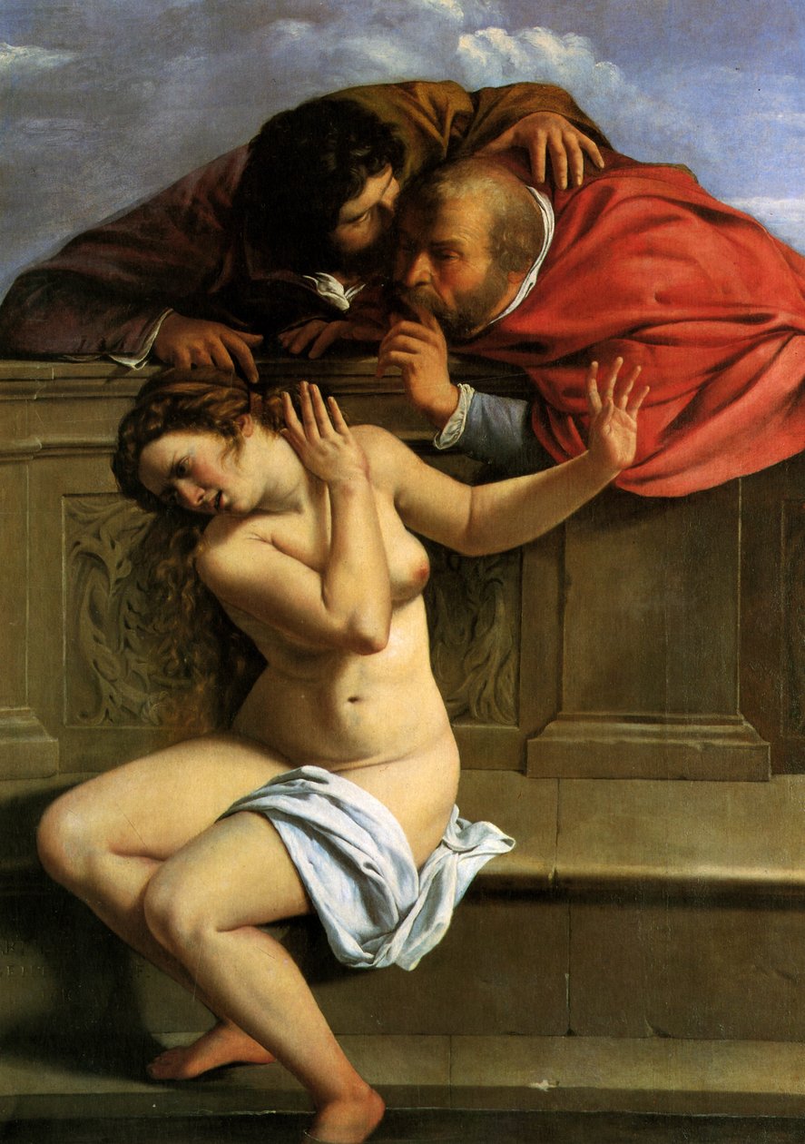 سوزانا والشيوخ بواسطة الأرطماسيا Gentileschi