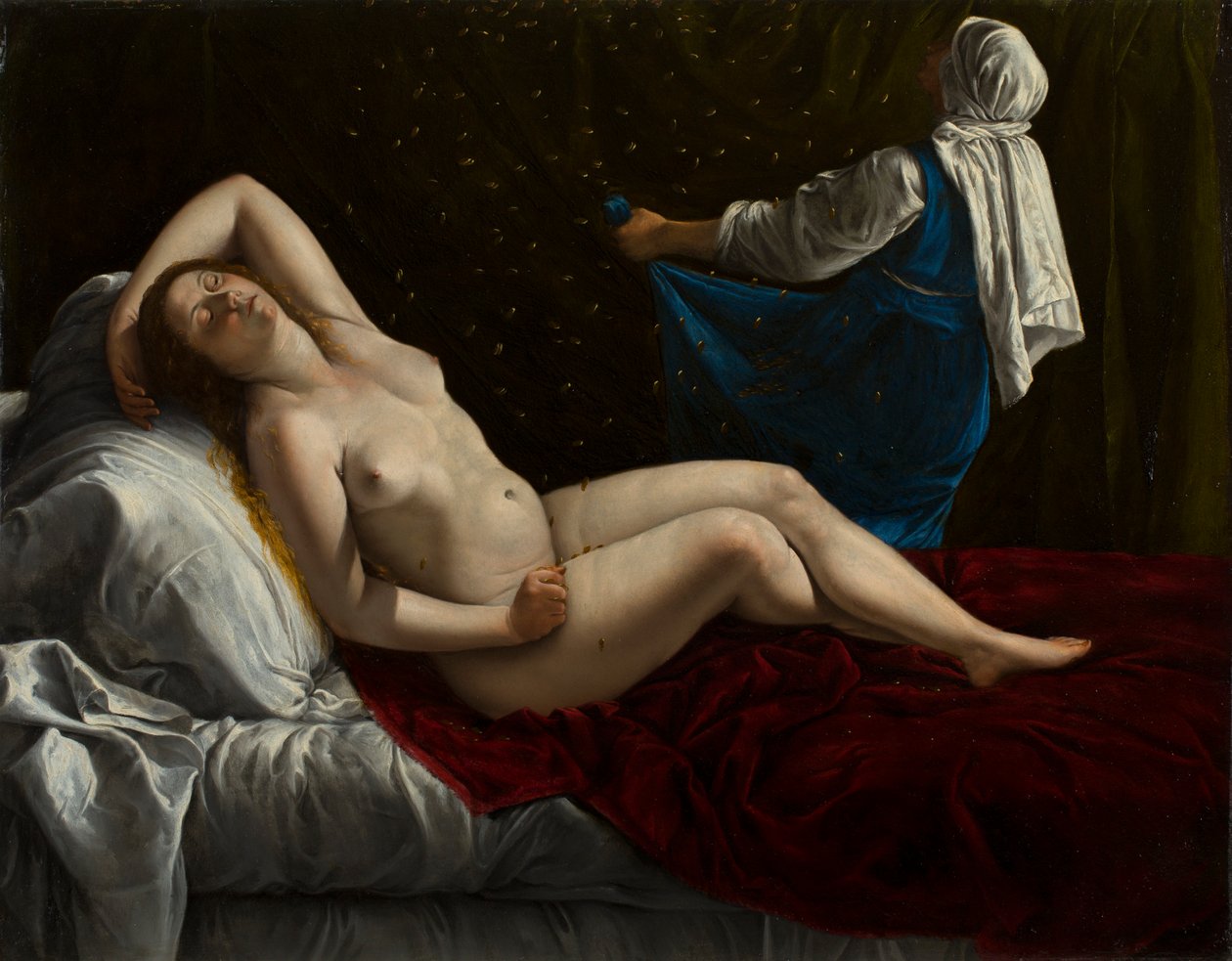 Danaë بواسطة الأرطماسيا Gentileschi