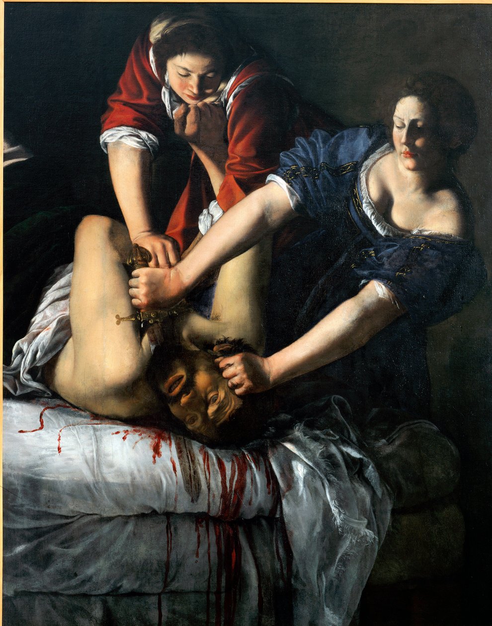جوديث وهولوفرنيس. (زيت على قماش بواسطة الأرطماسيا Gentileschi