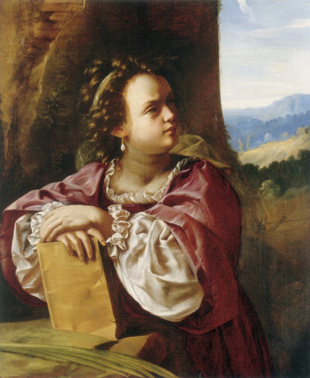 القديسة كاترين بالإسكندرية بواسطة الأرطماسيا Gentileschi