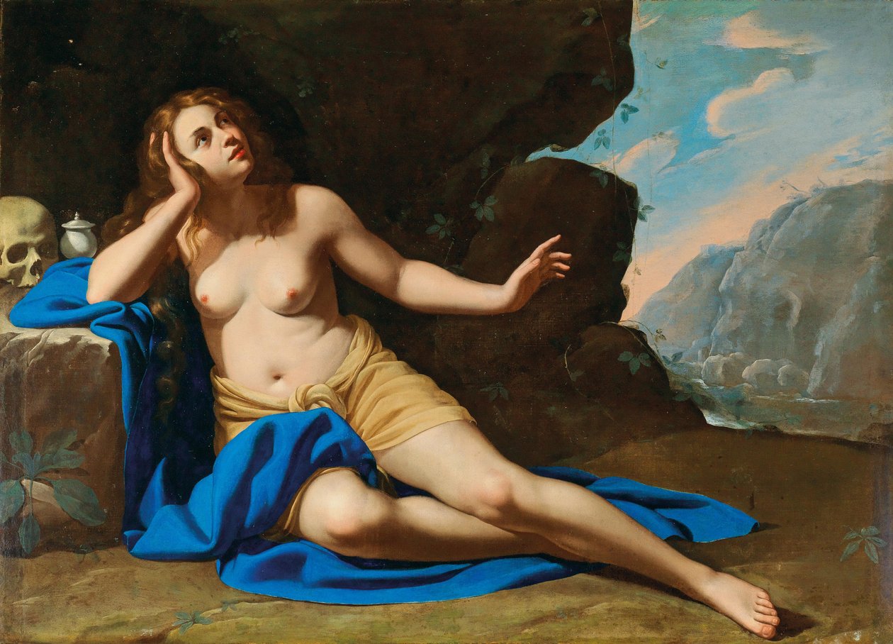 القديسة مريم المجدلية في نشوة ، أربعينيات القرن السادس عشر. بواسطة الأرطماسيا Gentileschi
