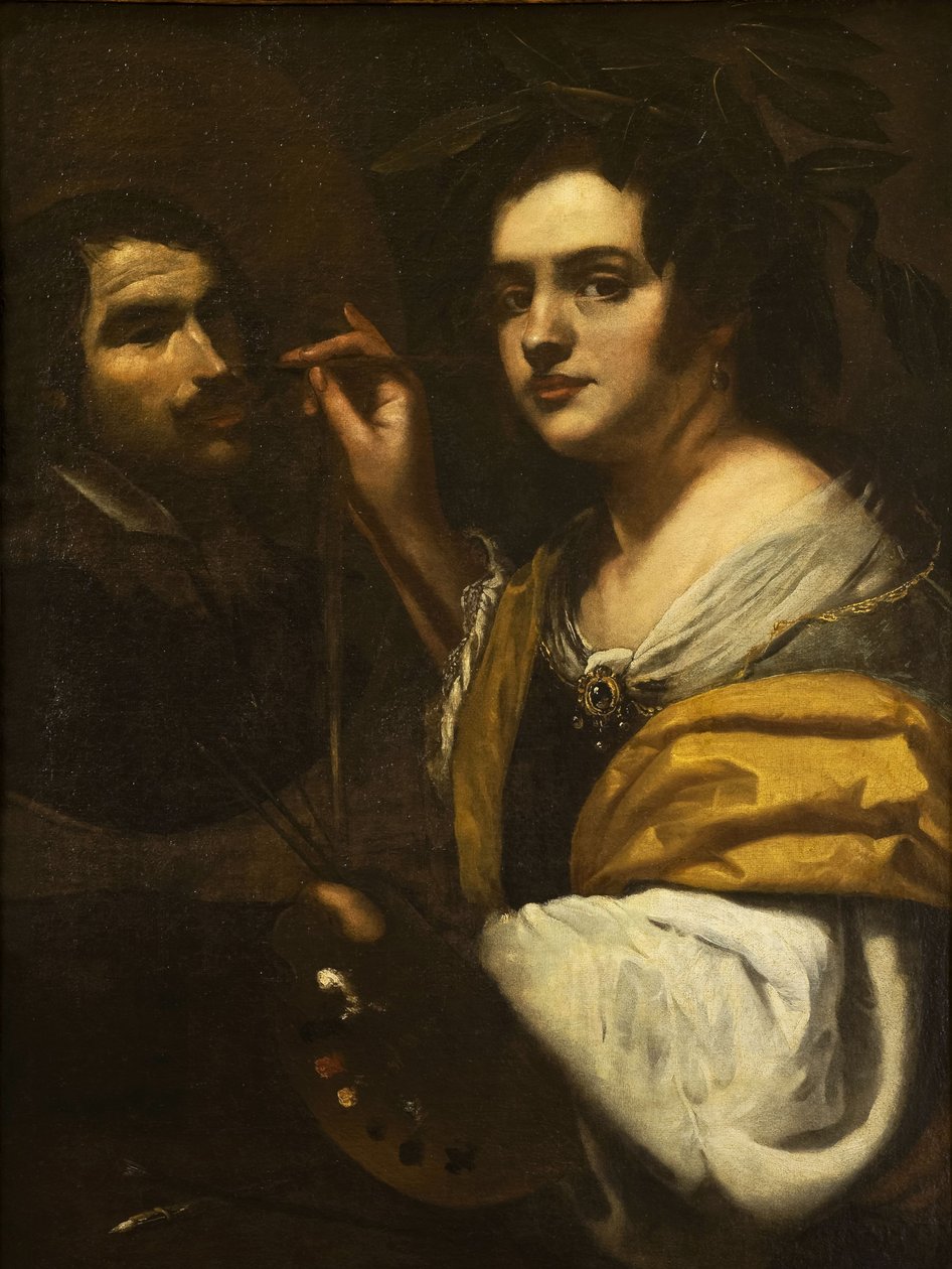 بورتريه ذاتي ، ١٦٣٧. بواسطة الأرطماسيا Gentileschi