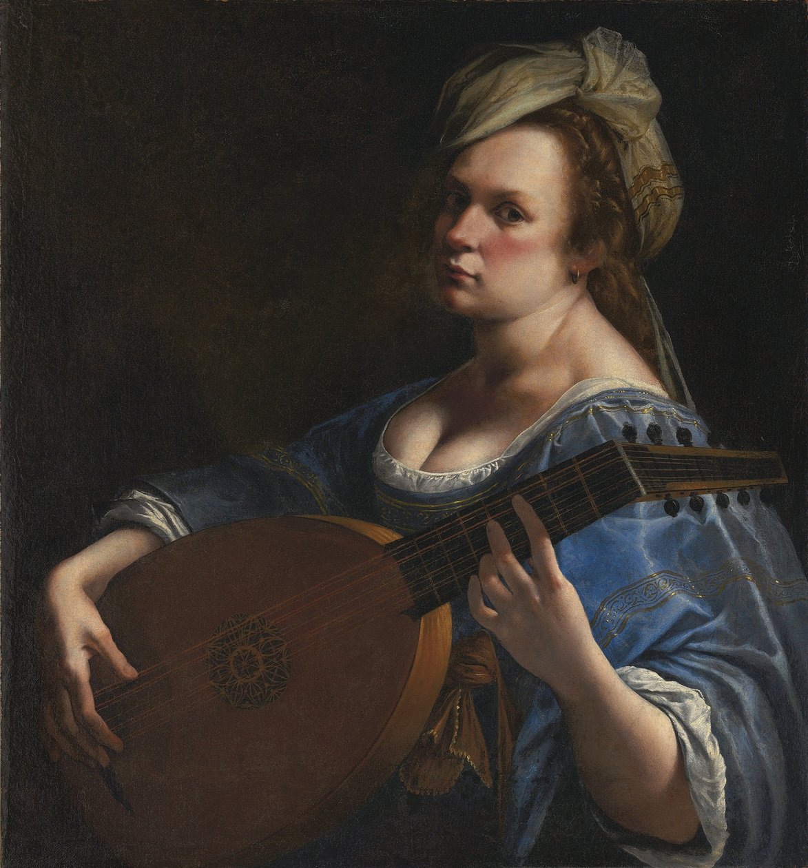 صورة الذات كلاعب العود بواسطة الأرطماسيا Gentileschi