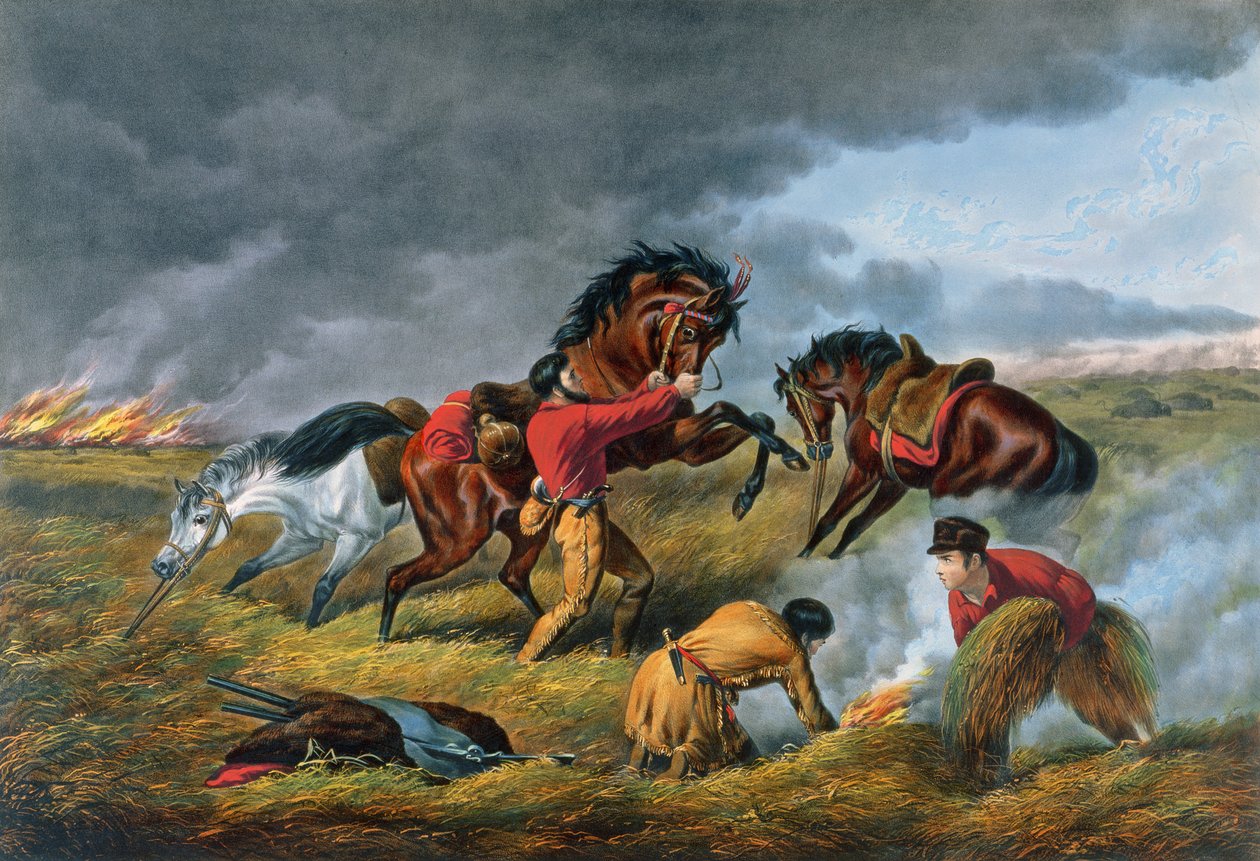 الحياة على البراري ، حانة. بقلم كورير وآيفز ، نيويورك ، 1862 بواسطة آرثر فيتزويليام تيت
