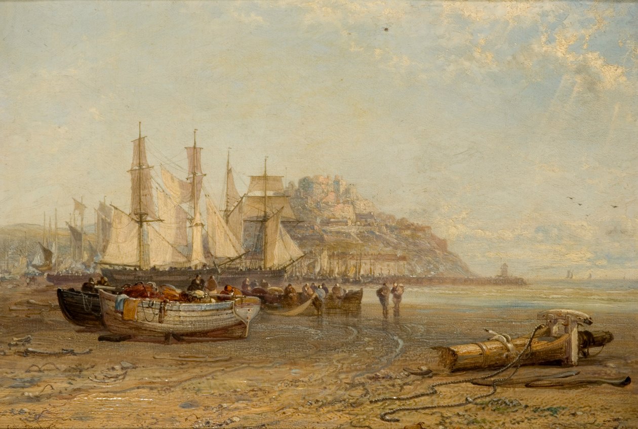 Low Tide ، جبل Orgueil ، جيرسي ، 1881 بواسطة آرثر جوزيف ميدوز