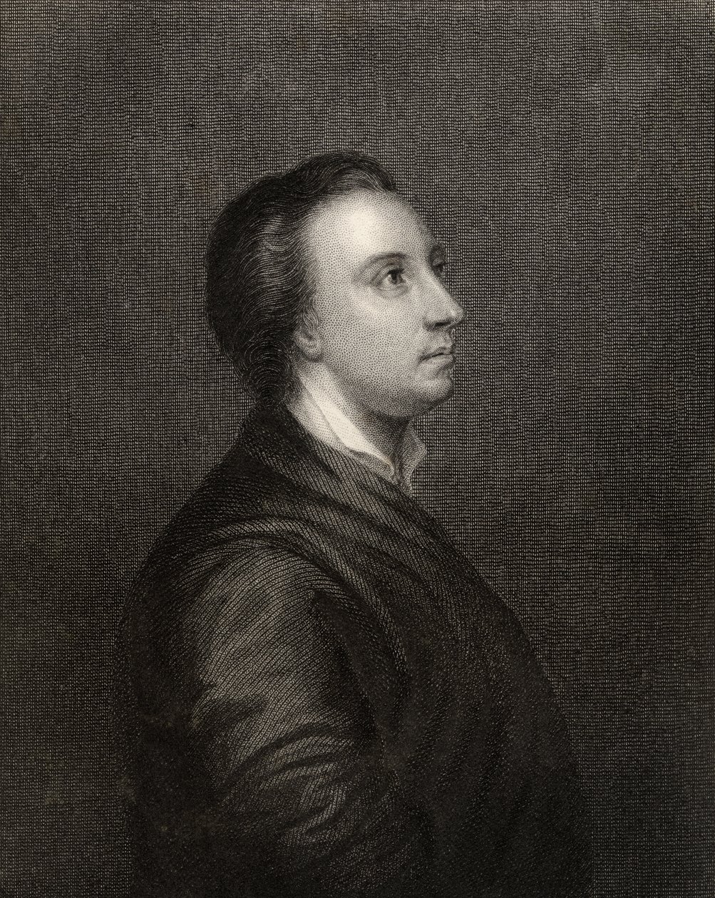 مارك أكينسايد ، نقش بواسطة R.Woodman ، من "The Portrait Gallery Volume IV" ، تم نشره عام 1820 بواسطة آرثر بوند