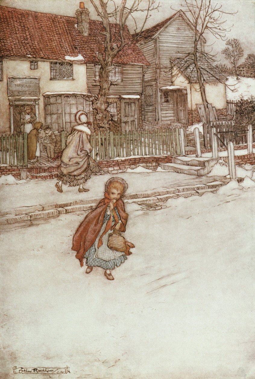 كعك العام الجديد من "Rip van Winkle" بقلم واشنطن إيرفينغ (1783-1859) ، 1905 بواسطة آرثر راكهام
