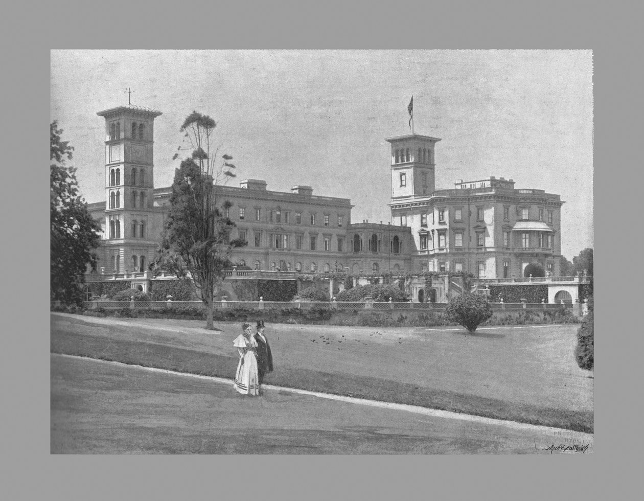 منزل أوزبورن ، IOW C1900 بواسطة آرثر دبنهام