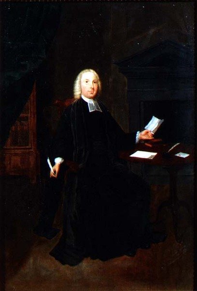 صورة للقس ويليام فارينجتون ، نائب رئيس لي في لانكشاير ، 1741-42 (زيت على قماش) بواسطة آرثر ديفيس