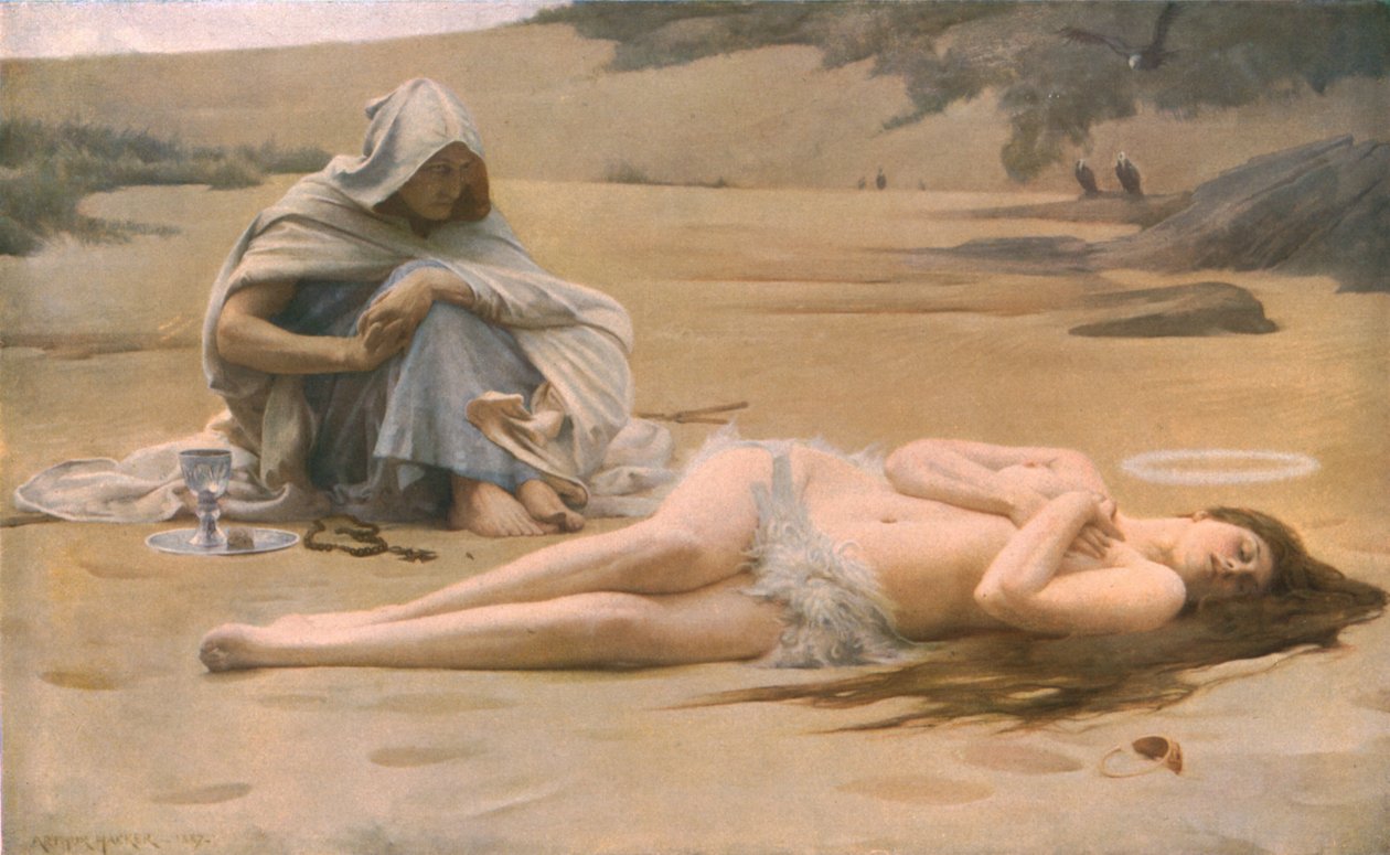 بيلاجيا وفيلامون ، 1887 ، c1930. بواسطة آرثر هاكر