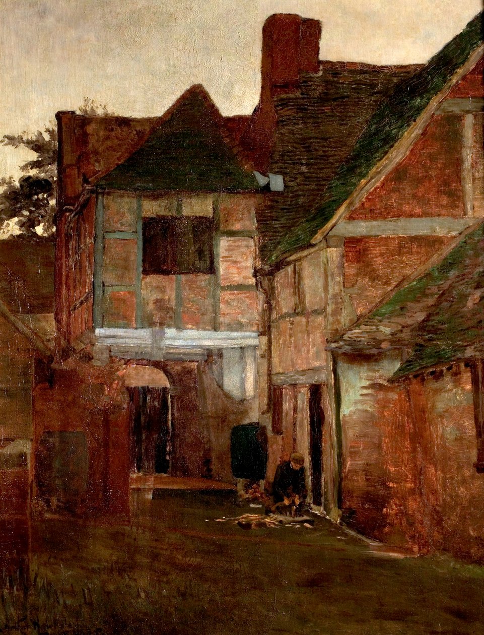 ساحة نشر قديمة ، ساري ، 1885 بواسطة آرثر هوكسلي
