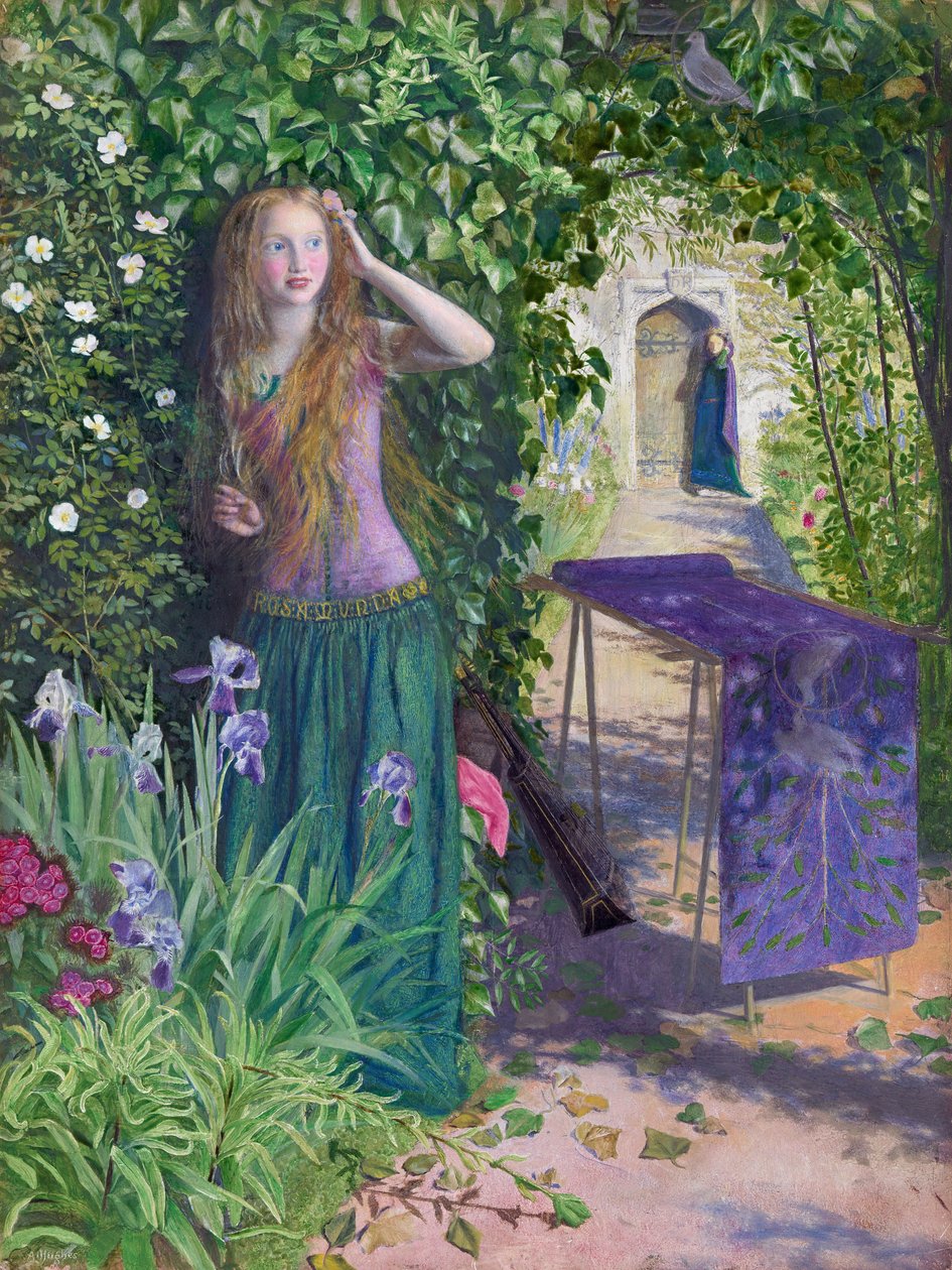 "Fair Rosamund" (Rosemonde Clifford، avant 1140-1175 / 1176) Peinture d