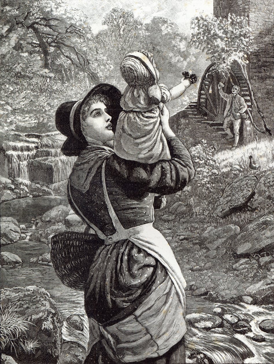 المنزل من السوق ، من "وقت الفراغ" ، 1888 بواسطة آرثر هيوز