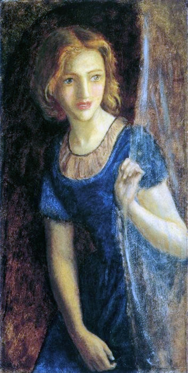 ماريانا عند النافذة ، 1865-1867 بواسطة آرثر هيوز