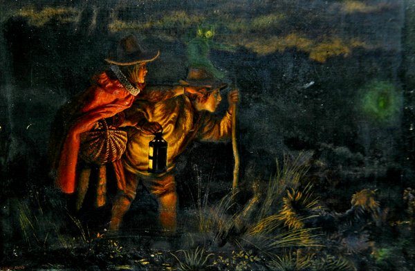 Will o 'the Wisp (زيت على قماش) بواسطة آرثر هيوز