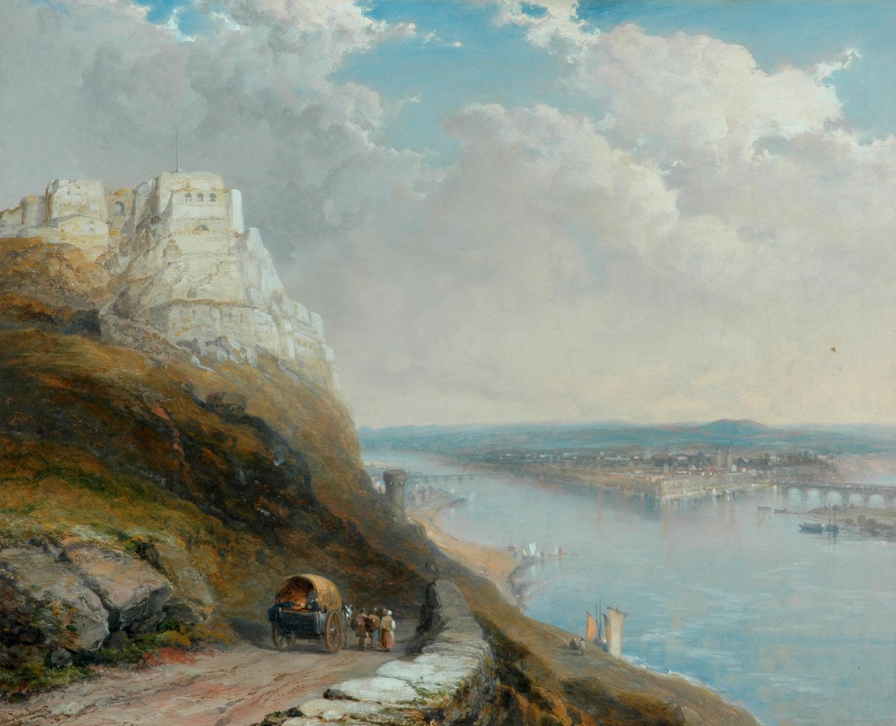 كوبلينز من Ehrenbreitstein ، 1898 بواسطة آرثر جوزيف ميدوز