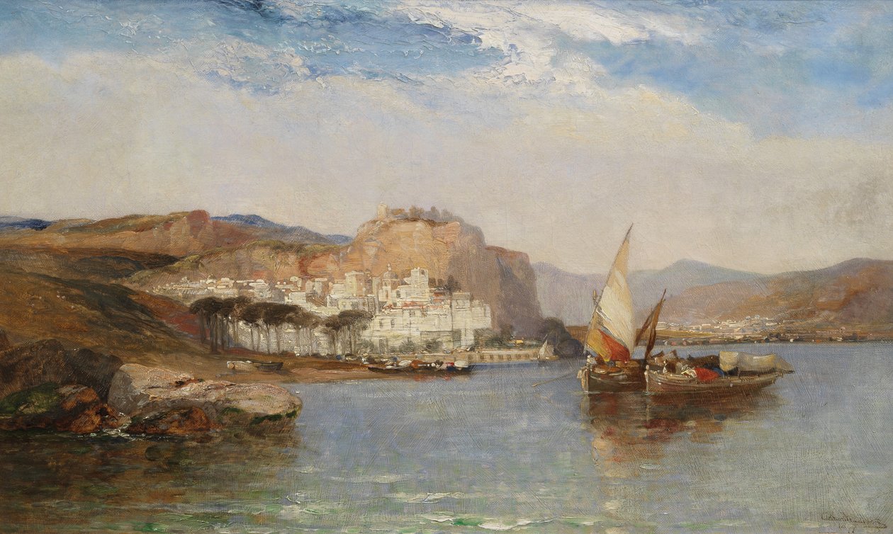 بالقرب من أمالفي ، خليج ساليرنو ، إيطاليا ، 1877 بواسطة آرثر جوزيف ميدوز
