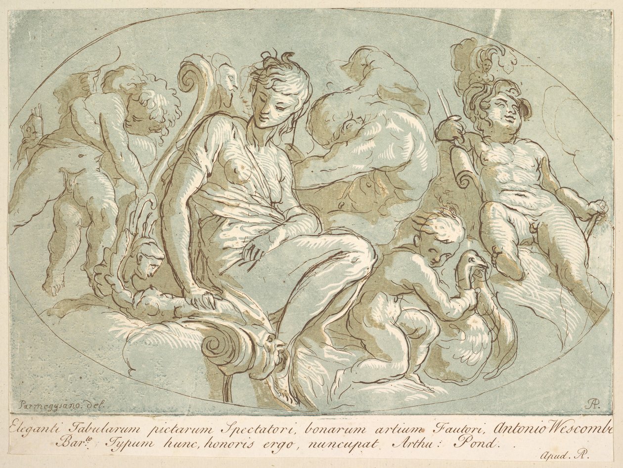 كوكب الزهرة محاط بـ Putti ، كاليفورنيا. 1735. بواسطة آرثر بوند