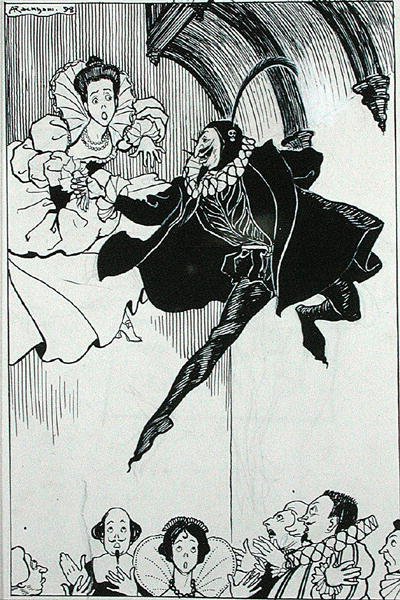 رسم توضيحي لـ Grand Pas de Deux من The Ingoldsby Legends ، أو Mirth and Marvels ، بقلم توماس إنغولدسبي بواسطة آرثر راكهام