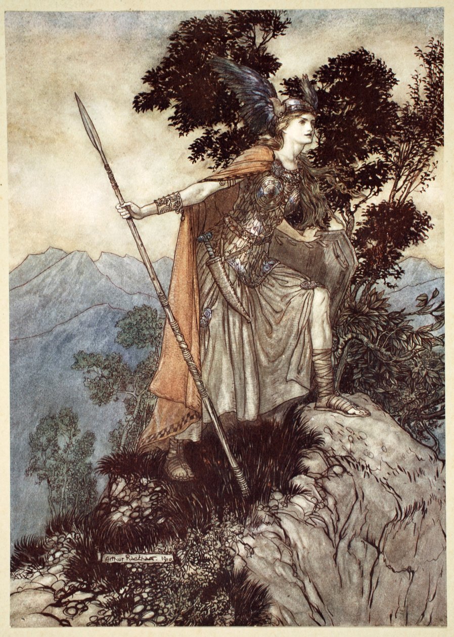"Brunnhilde" ، 1910. بواسطة آرثر راكهام