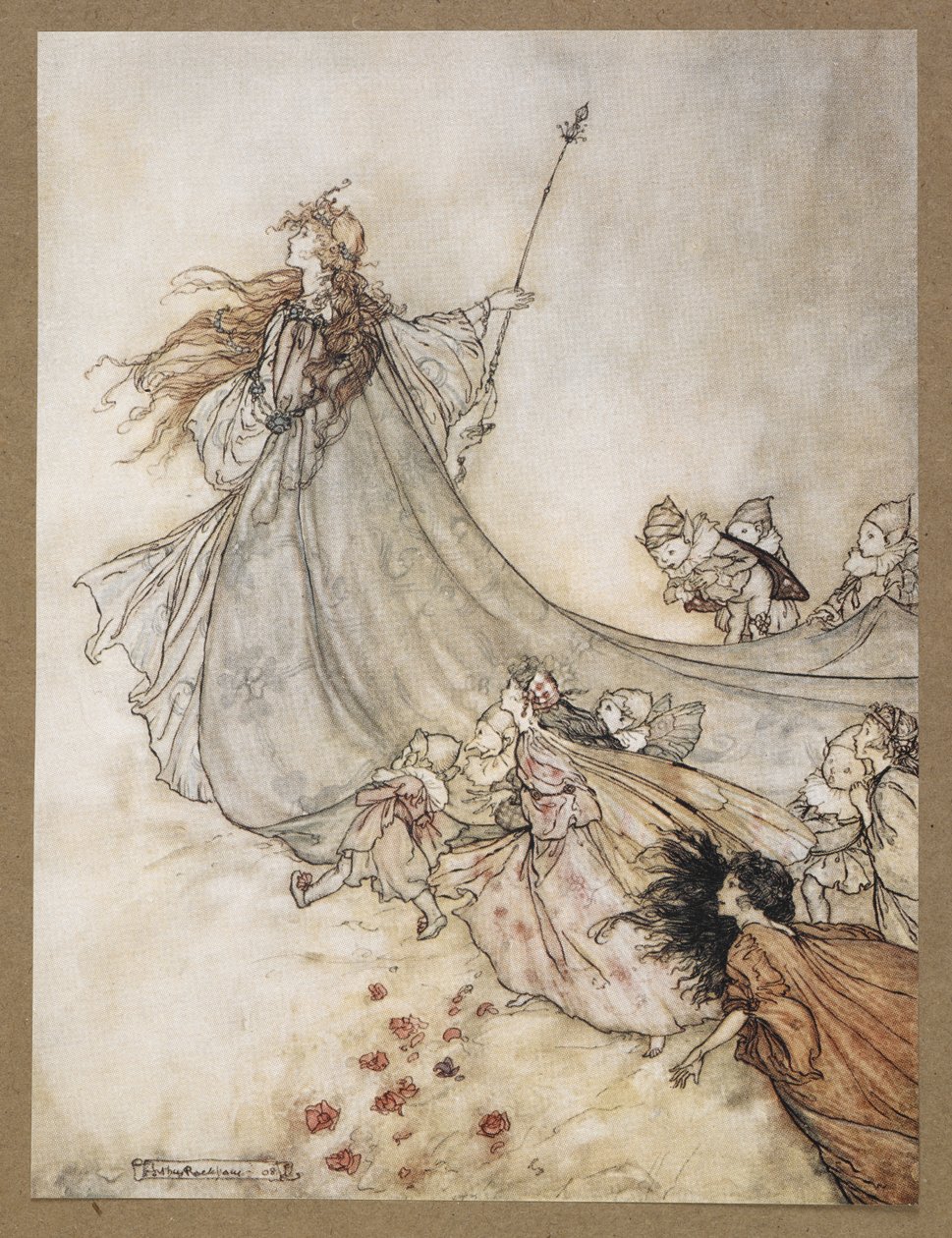 ... الجنيات بعيدا! يجب أن نحقق الطفولة بصراحة ، إذا بقيت لفترة أطول. مشهد من فيلم A Midsummer Night