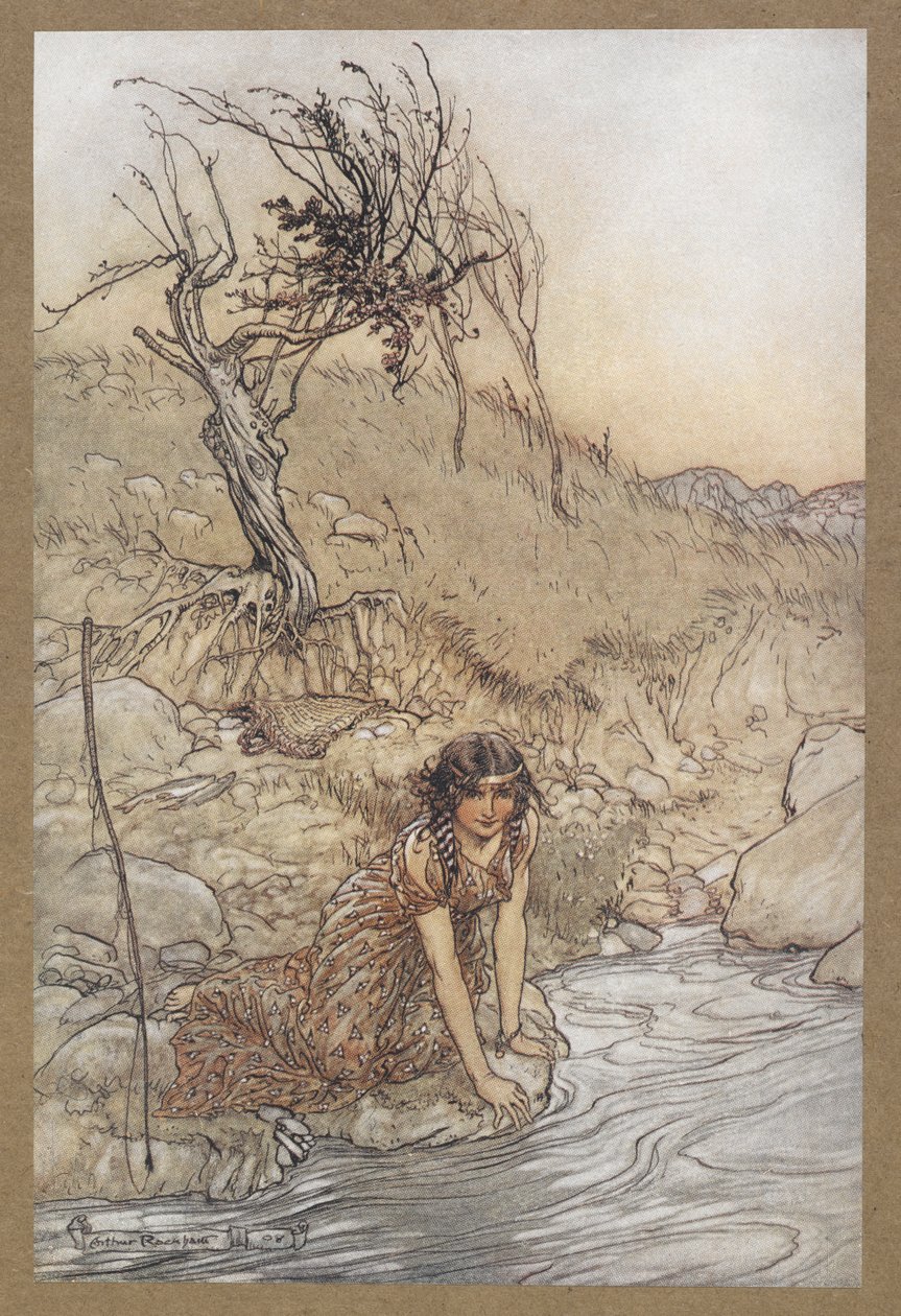 هيرميا. مشهد من فيلم A Midsummer Night