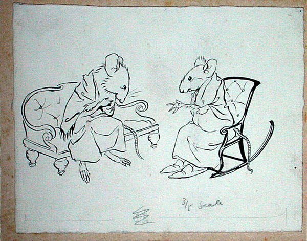 رسم توضيحي من "حساء من مشبك سجق" ، حكايات هانز أندرسون الخيالية ، نُشر عام 1932 (قلم حبر وحبر على ورق) بواسطة آرثر راكهام