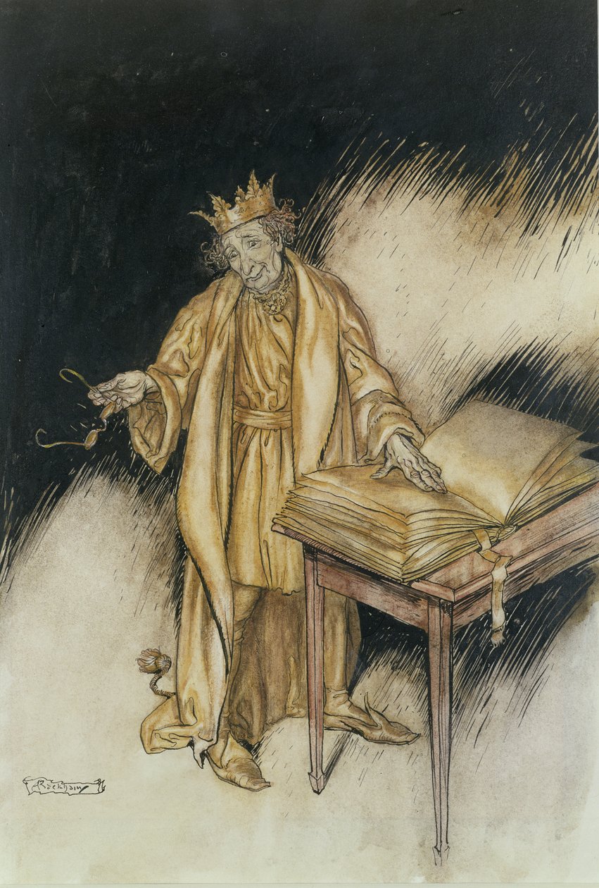 King Midas (قلم وحبر ومرحاض على ورق) بواسطة آرثر راكهام